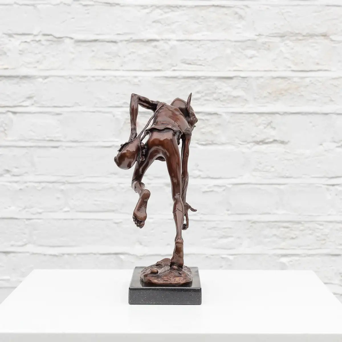 Snailmaker - Bronze Sculpture (Miniature) - Edition by artist David Goode - Wyecliffe Galleries