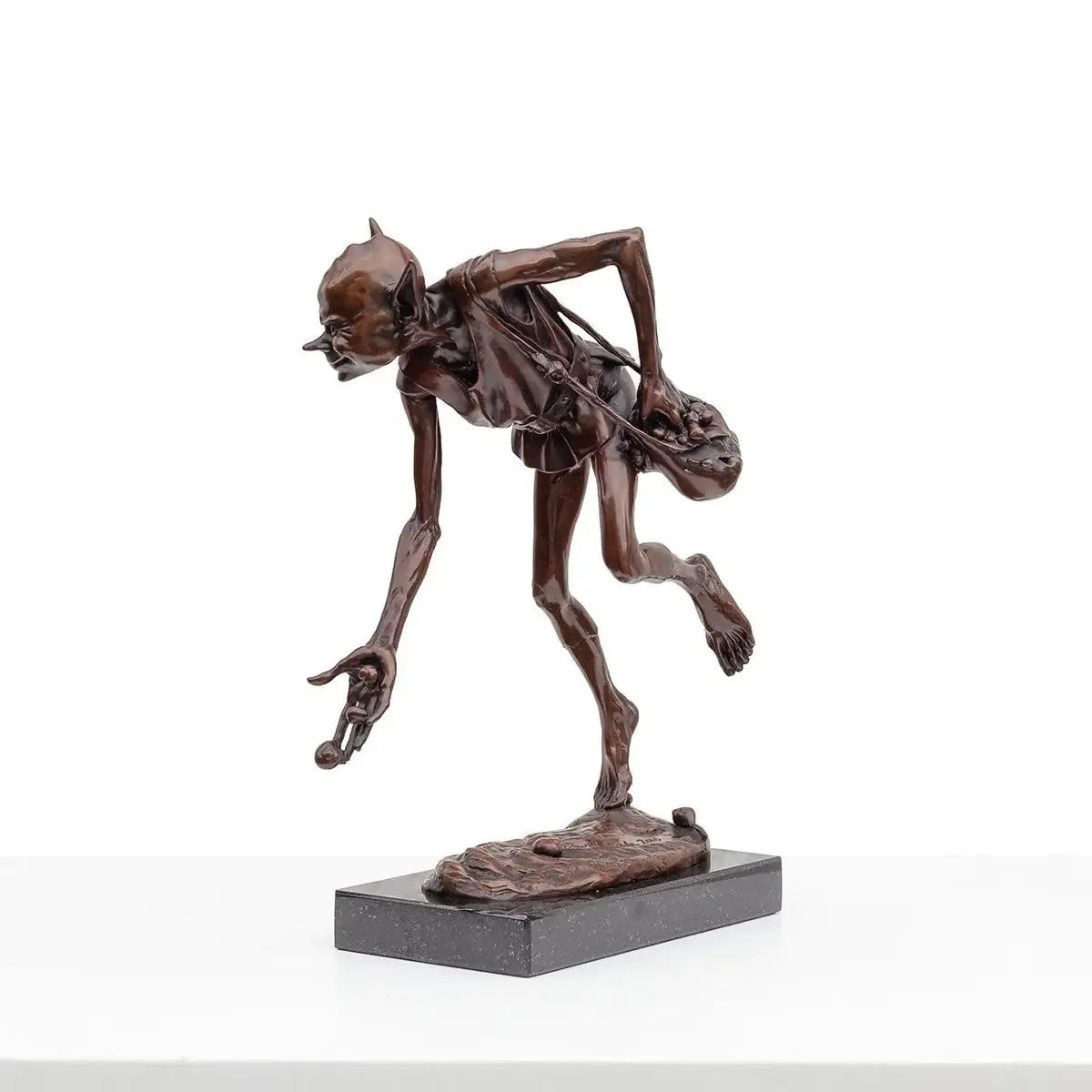 Snailmaker - Bronze Sculpture (Miniature) - Edition by artist David Goode - Wyecliffe Galleries