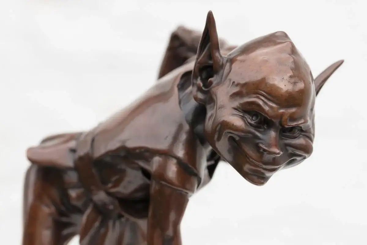 Snailmaker - Bronze Sculpture (Miniature) - Edition by artist David Goode - Wyecliffe Galleries