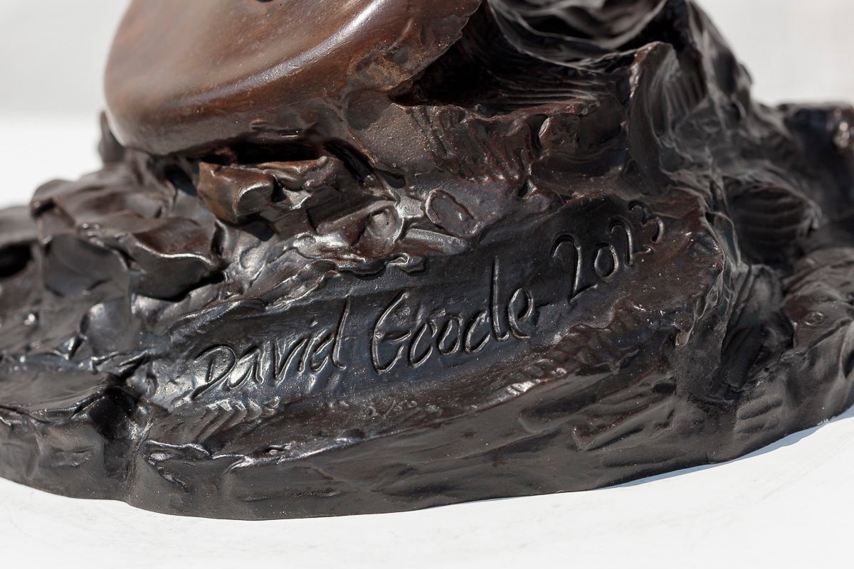 The Aviator - Bronze Sculpture (Medium) - Edition David Goode Sculpture