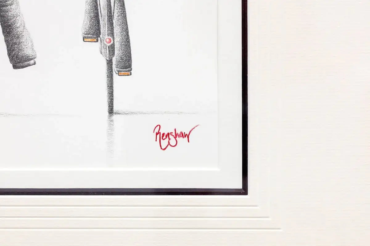 A Boozy Bike Ride - Original Sketch - SOLD by artist David Renshaw - Wyecliffe Galleries