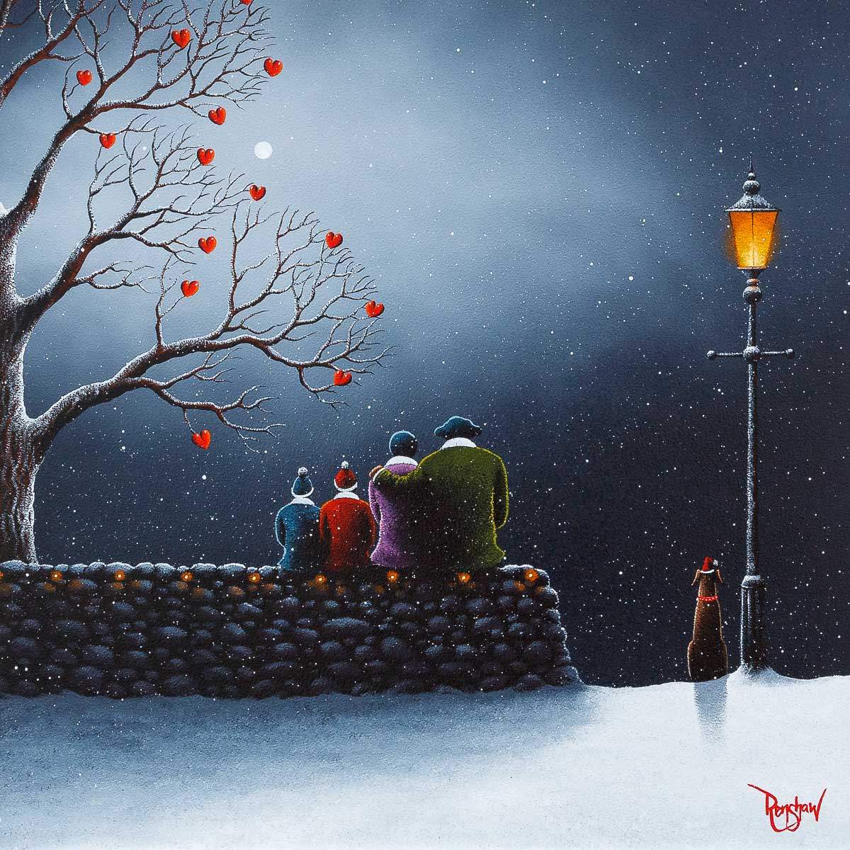 A Cherished Moment Together - Original - SOLD by artist David Renshaw - Wyecliffe Galleries