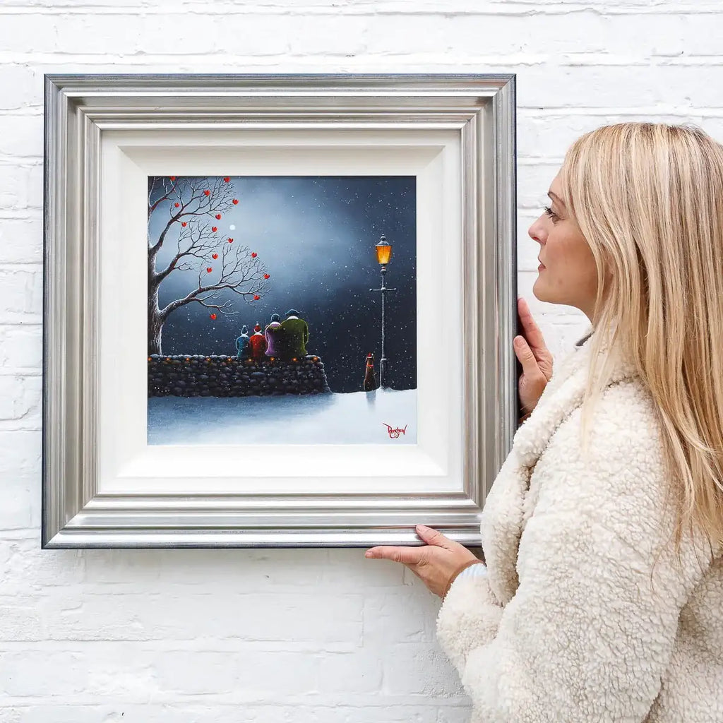 A Cherished Moment Together - Original - SOLD by artist David Renshaw - Wyecliffe Galleries