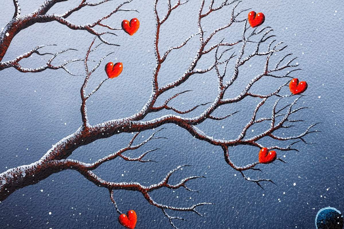 A Cherished Moment Together - Original - SOLD by artist David Renshaw - Wyecliffe Galleries