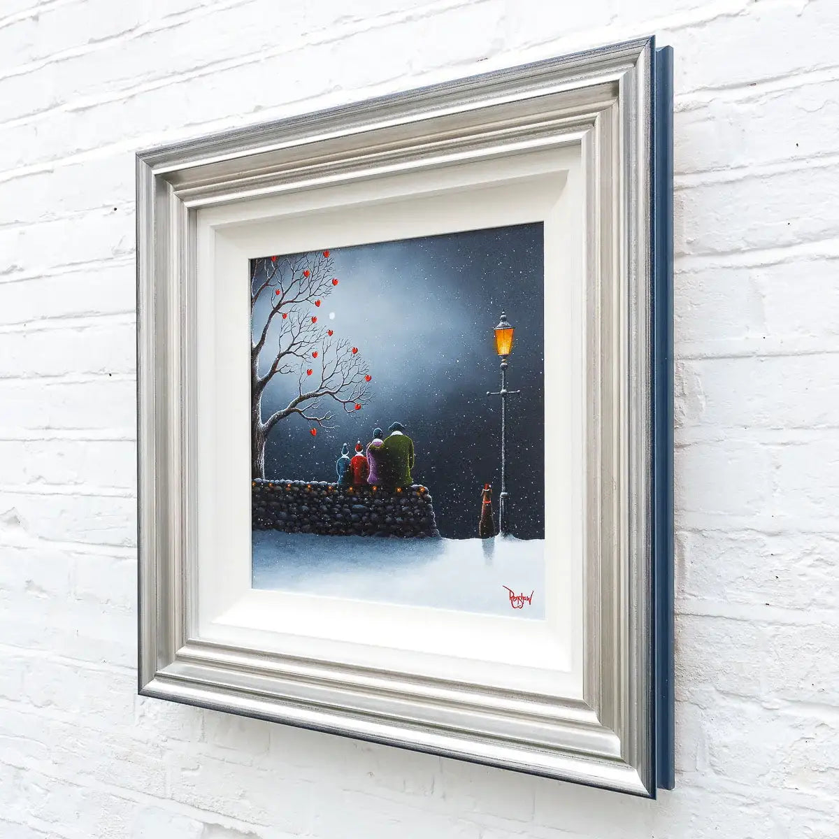 A Cherished Moment Together - Original - SOLD by artist David Renshaw - Wyecliffe Galleries