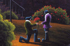 A Dozen Red Roses - Edition by artist David Renshaw - Wyecliffe Galleries