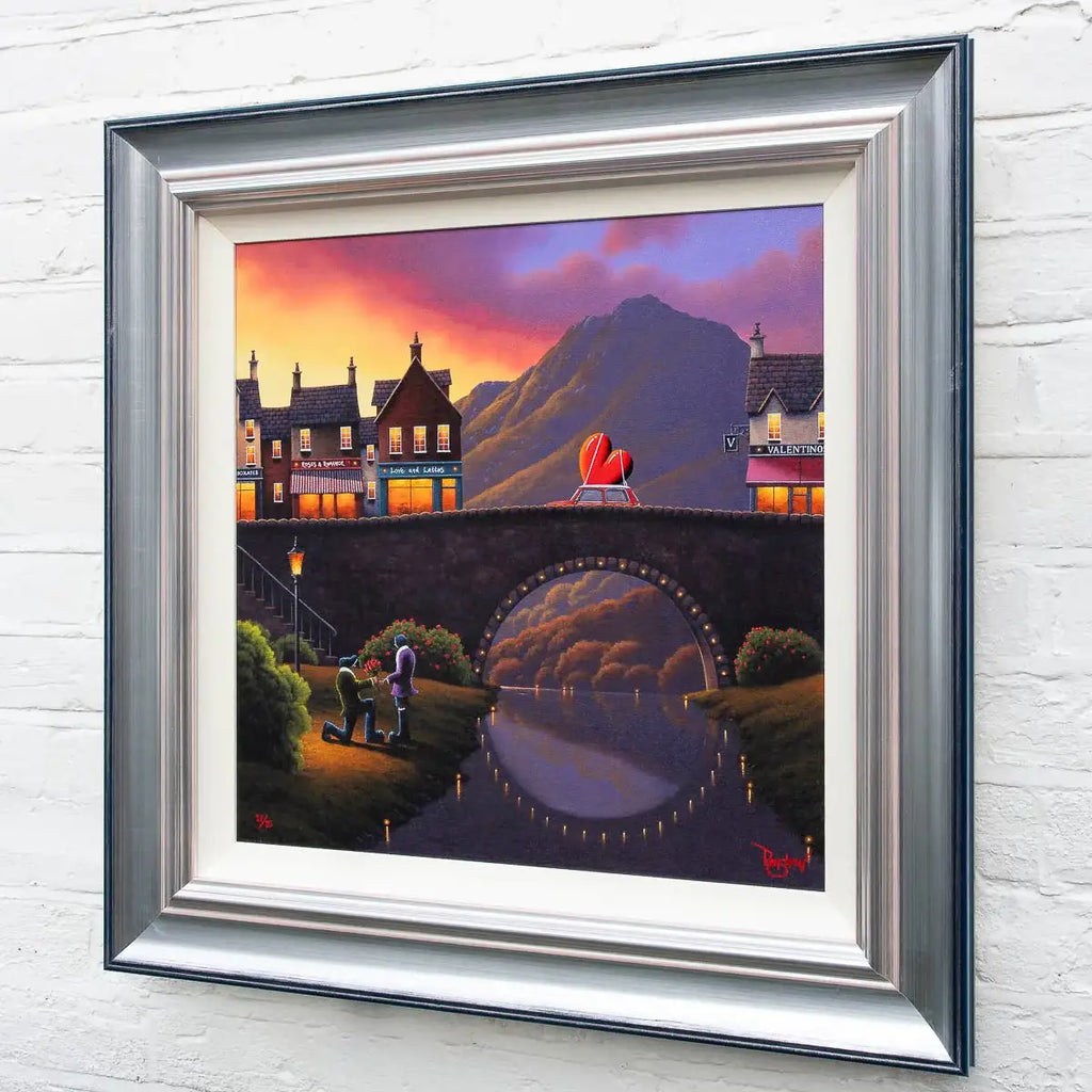 A Dozen Red Roses - Edition by artist David Renshaw - Wyecliffe Galleries