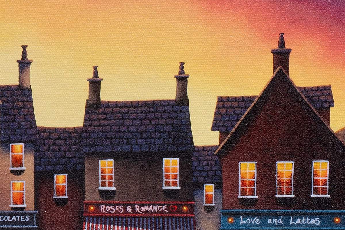 A Dozen Red Roses - Edition by artist David Renshaw - Wyecliffe Galleries