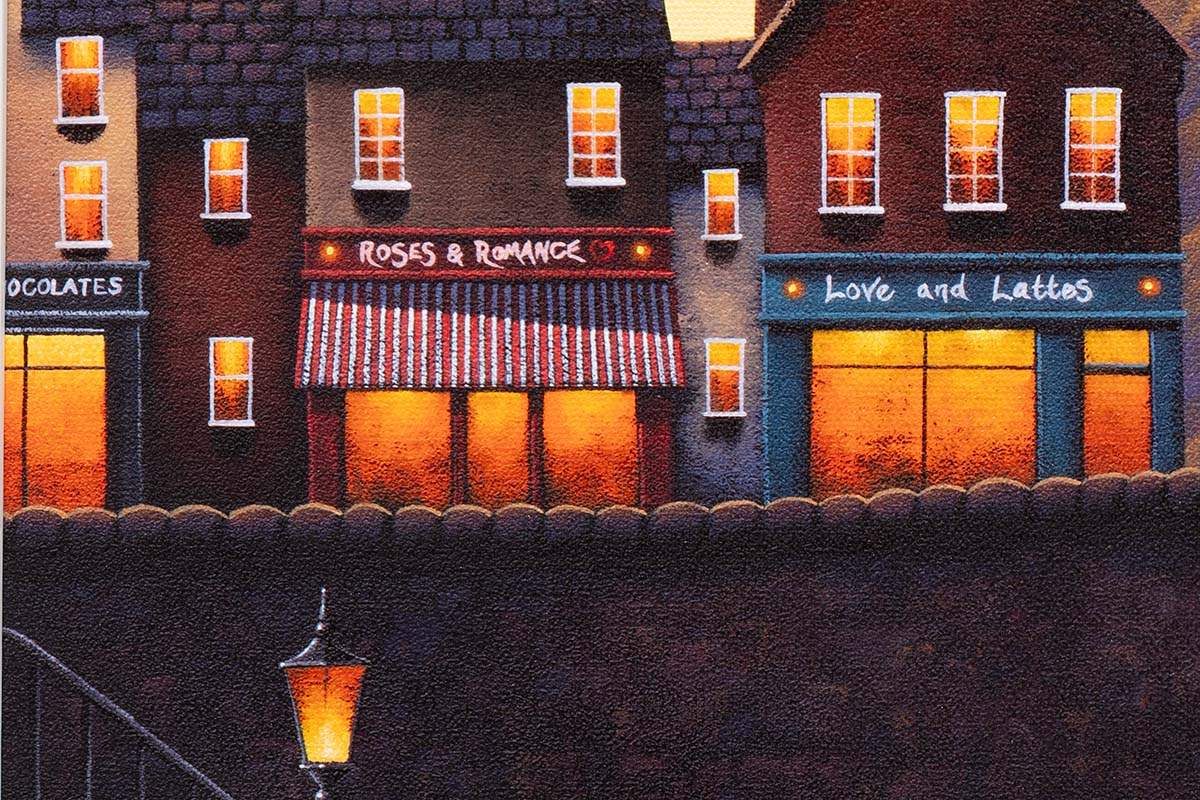 A Dozen Red Roses - Edition by artist David Renshaw - Wyecliffe Galleries
