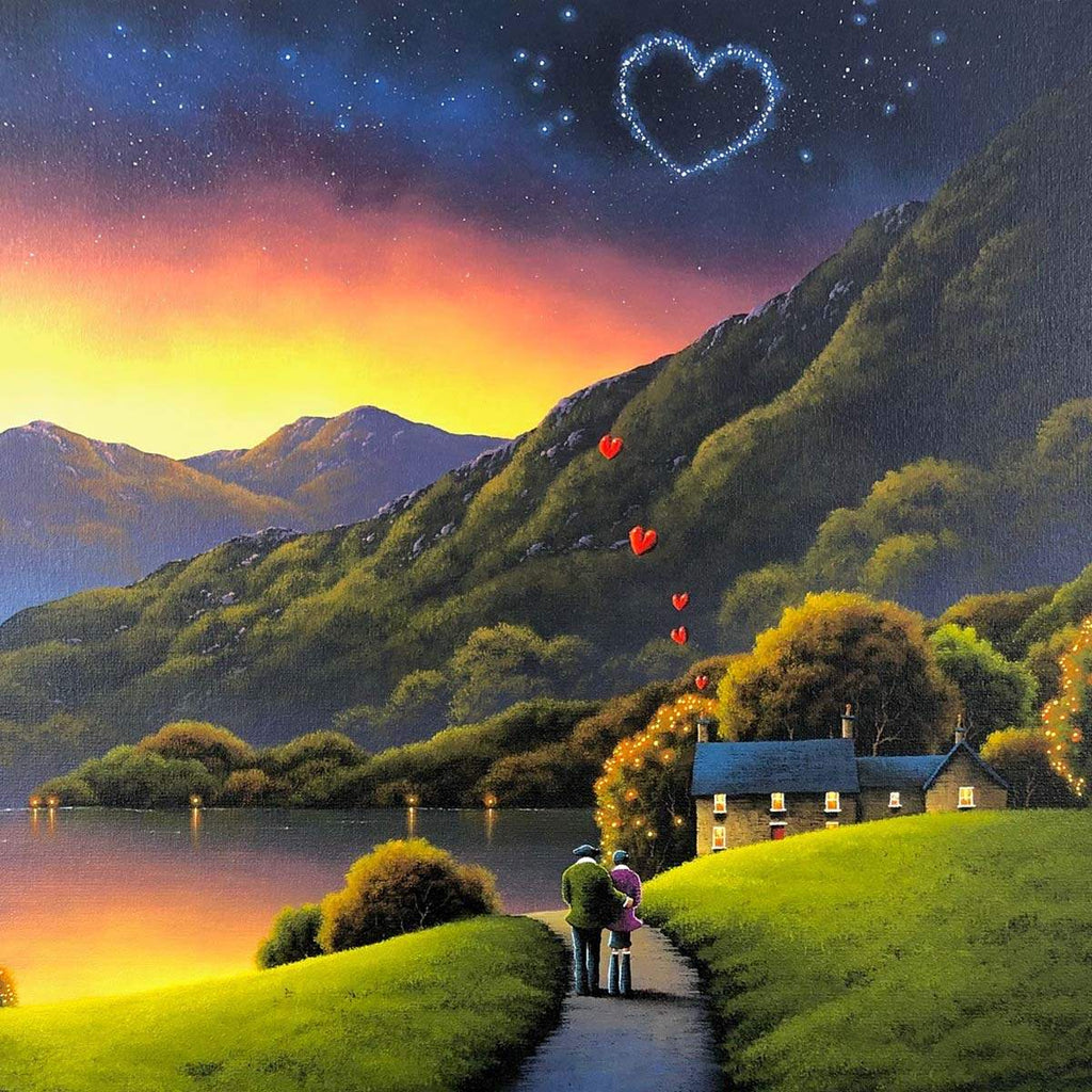 A Love That's Written In The Stars - Artist Proof - SOLD by artist David Renshaw - Wyecliffe Galleries
