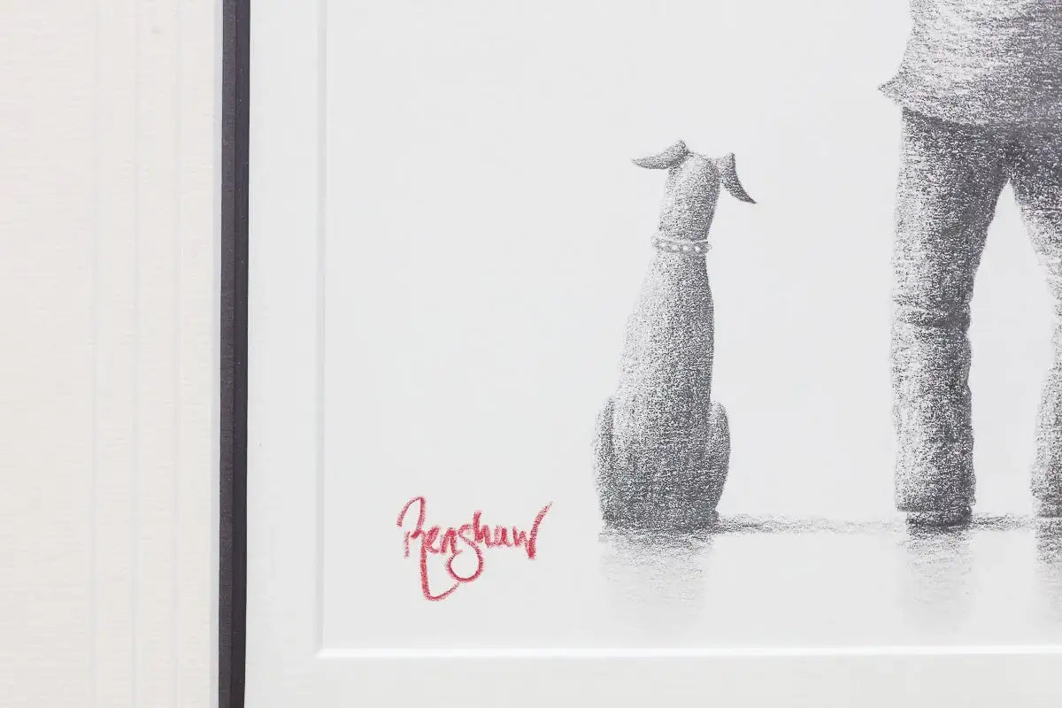 A Tipsy Toast To Love - Original Sketch - SOLD by artist David Renshaw - Wyecliffe Galleries