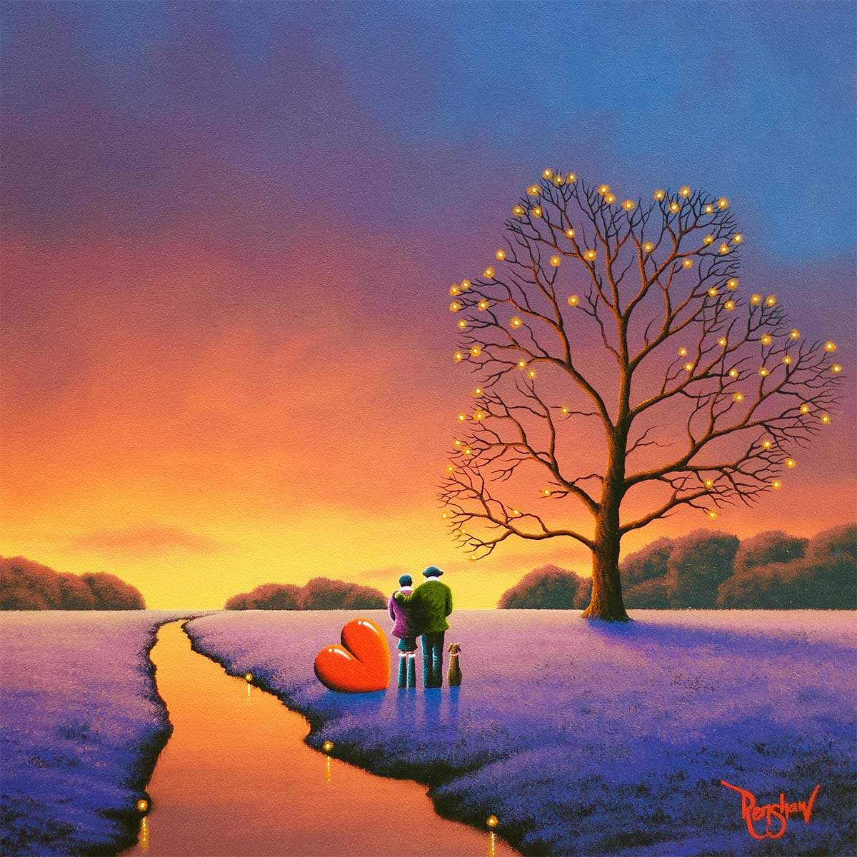 A True Love Story Never Ends - Original - SOLD by artist David Renshaw - Wyecliffe Galleries