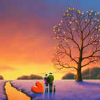 A True Love Story Never Ends - Original - SOLD by artist David Renshaw - Wyecliffe Galleries