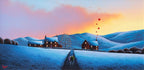 A Warm Winter's Welcome - Original by artist David Renshaw - Wyecliffe Galleries