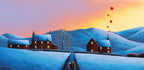 A Warm Winter's Welcome - Original by artist David Renshaw - Wyecliffe Galleries