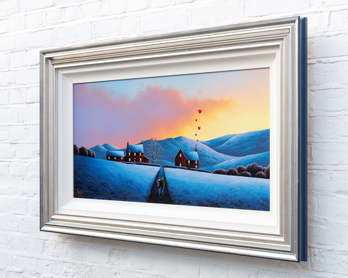 A Warm Winter&#39;s Welcome David Renshaw Framed