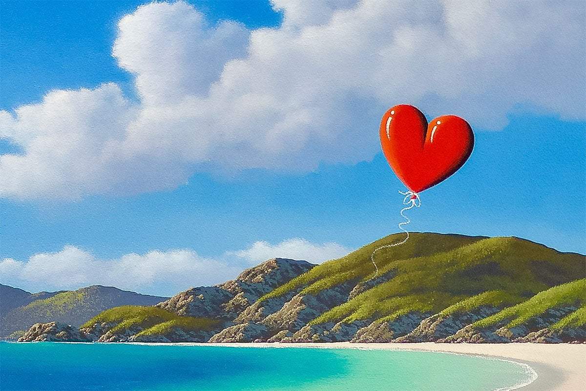 A Weekend Above The Bay - Original by artist David Renshaw - Wyecliffe Galleries