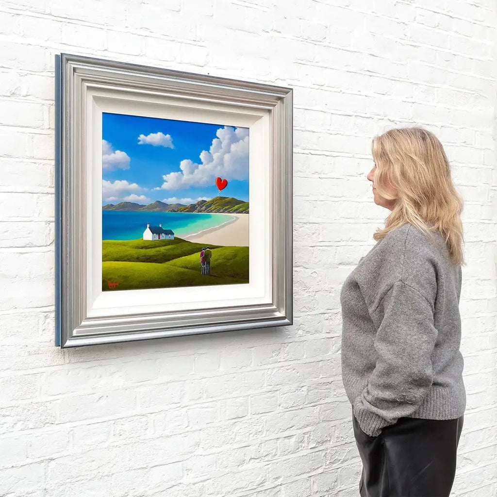 A Weekend Above The Bay - Original by artist David Renshaw - Wyecliffe Galleries