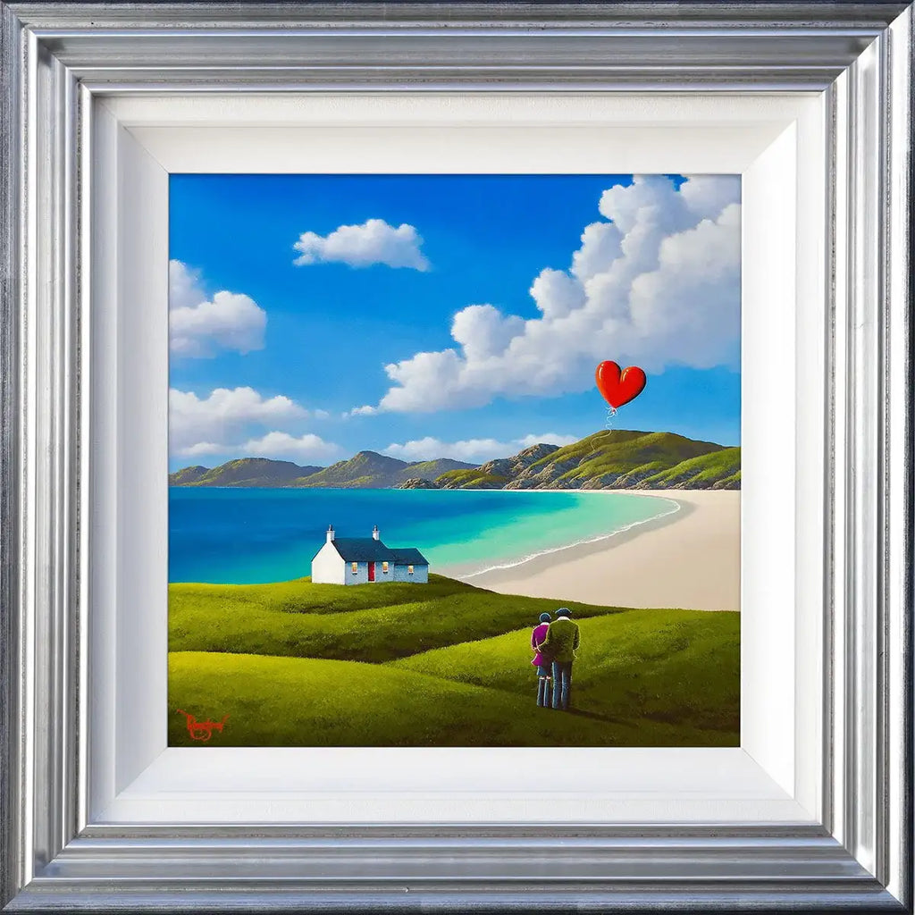 A Weekend Above The Bay - Original by artist David Renshaw - Wyecliffe Galleries