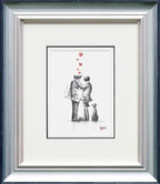 Actually.... I Love You Too - Original Sketch - SOLD by artist David Renshaw - Wyecliffe Galleries