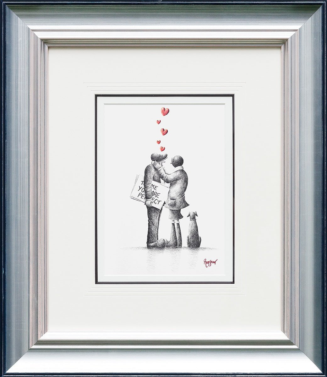 Actually.... I Love You Too - Original Sketch - SOLD David Renshaw Original