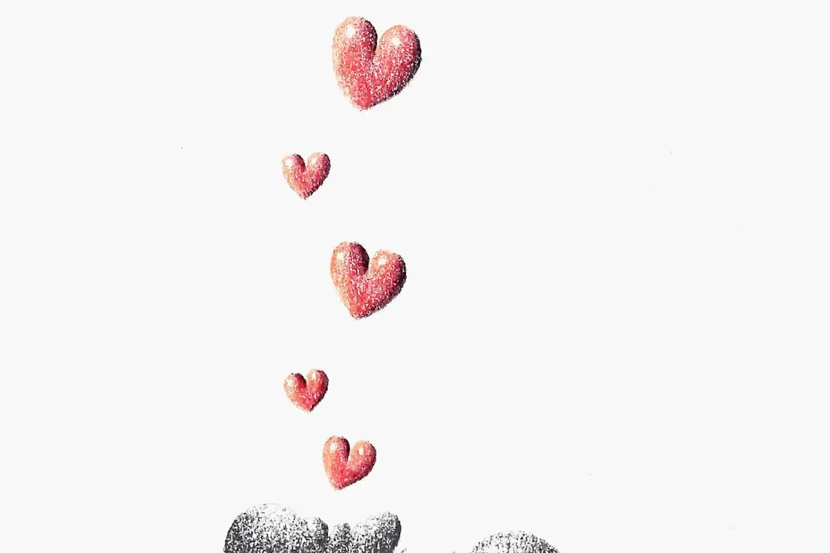 Actually.... I Love You Too - Original Sketch - SOLD by artist David Renshaw - Wyecliffe Galleries