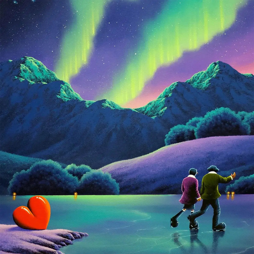 Adventure Under The Celestial Lights - Original by artist David Renshaw - Wyecliffe Galleries