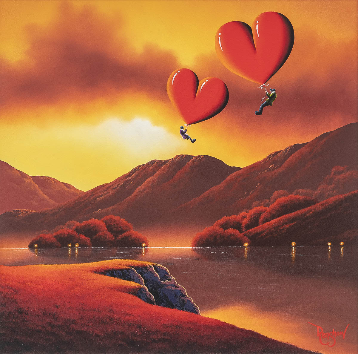 Aglow With Our Love - Original - SOLD David Renshaw Original