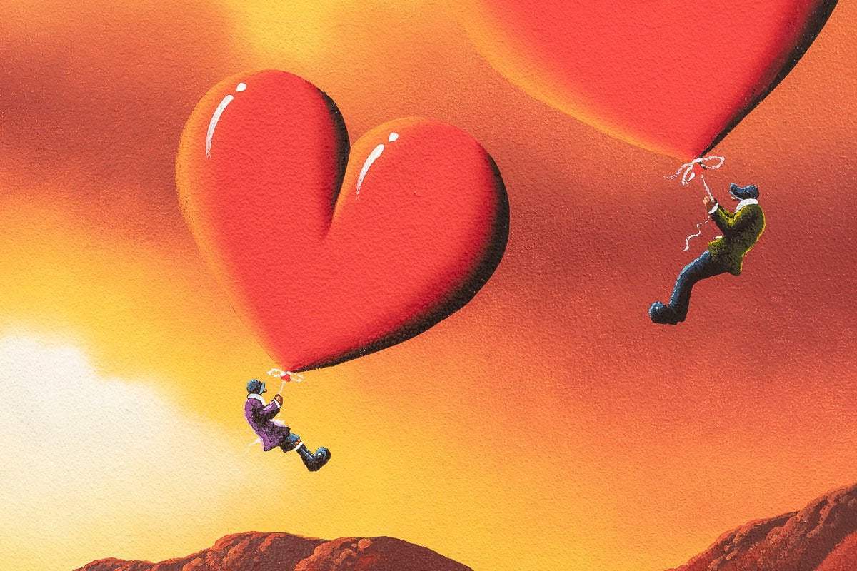 Aglow With Our Love - Original - SOLD by artist David Renshaw - Wyecliffe Galleries