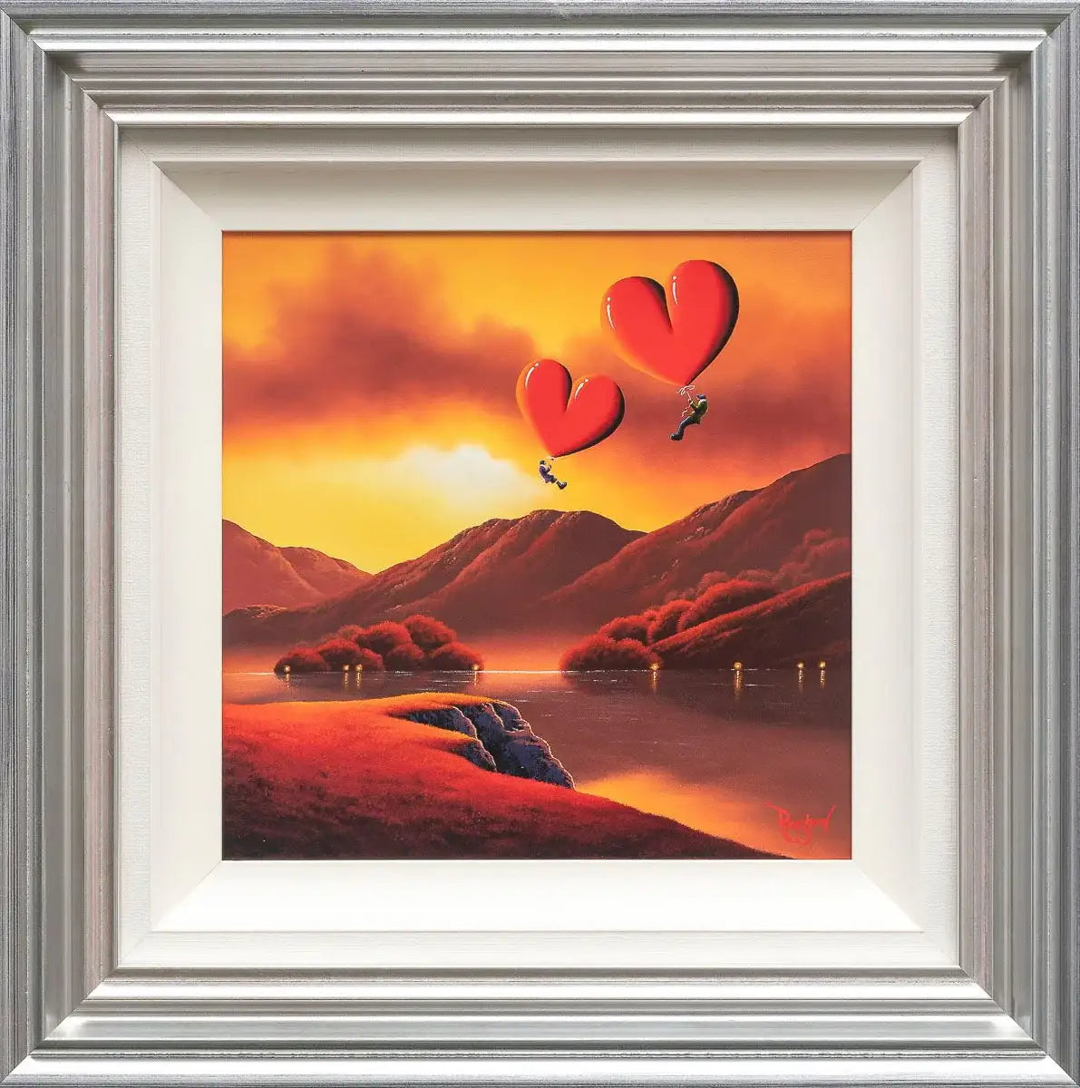 Aglow With Our Love - Original - SOLD by artist David Renshaw - Wyecliffe Galleries