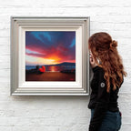 All We Need Is Love And Sunsets - Original - SOLD by artist David Renshaw - Wyecliffe Galleries