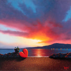 All We Need Is Love And Sunsets - Original - SOLD by artist David Renshaw - Wyecliffe Galleries