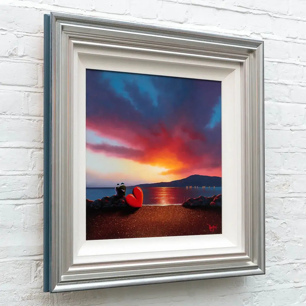 All We Need Is Love And Sunsets - Original - SOLD by artist David Renshaw - Wyecliffe Galleries