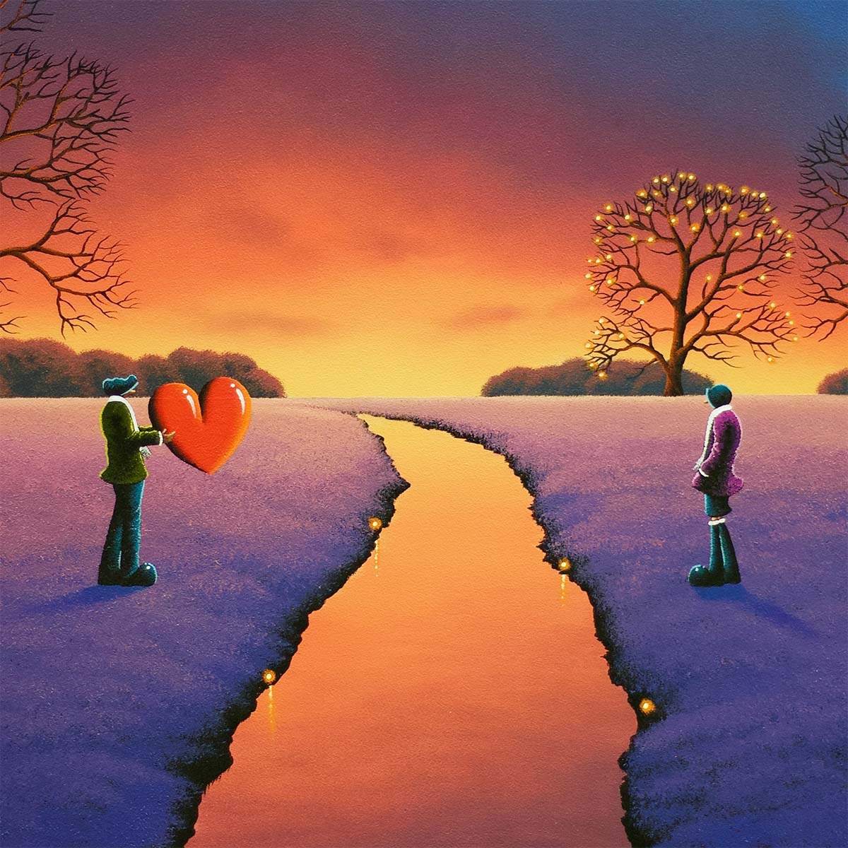 An Endless Stream Of Love Flows Through Us - Original by artist David Renshaw - Wyecliffe Galleries