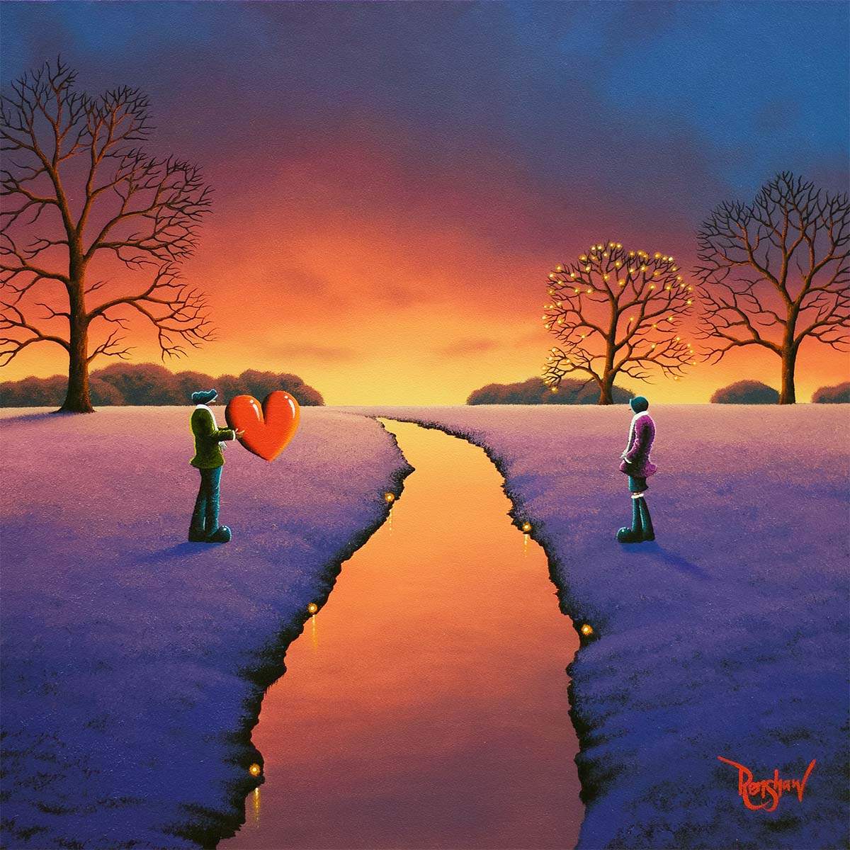An Endless Stream Of Love Flows Through Us - Original by artist David Renshaw - Wyecliffe Galleries