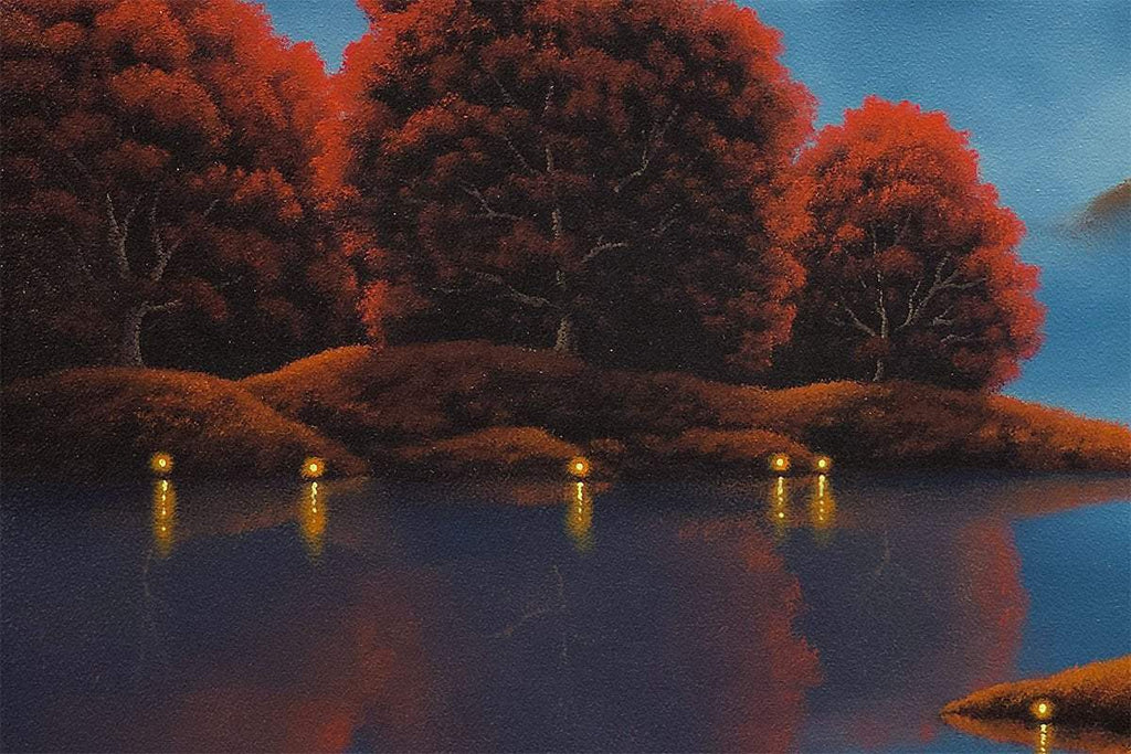 Autumn's Golden Beauty - Original - SOLD by artist David Renshaw - Wyecliffe Galleries
