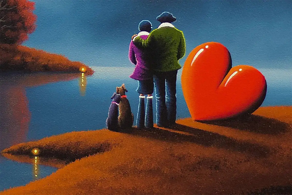 Autumn's Golden Beauty - Original - SOLD by artist David Renshaw - Wyecliffe Galleries