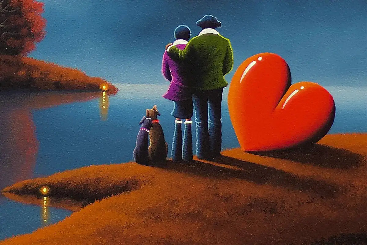 Autumn's Golden Beauty - Original - SOLD by artist David Renshaw - Wyecliffe Galleries
