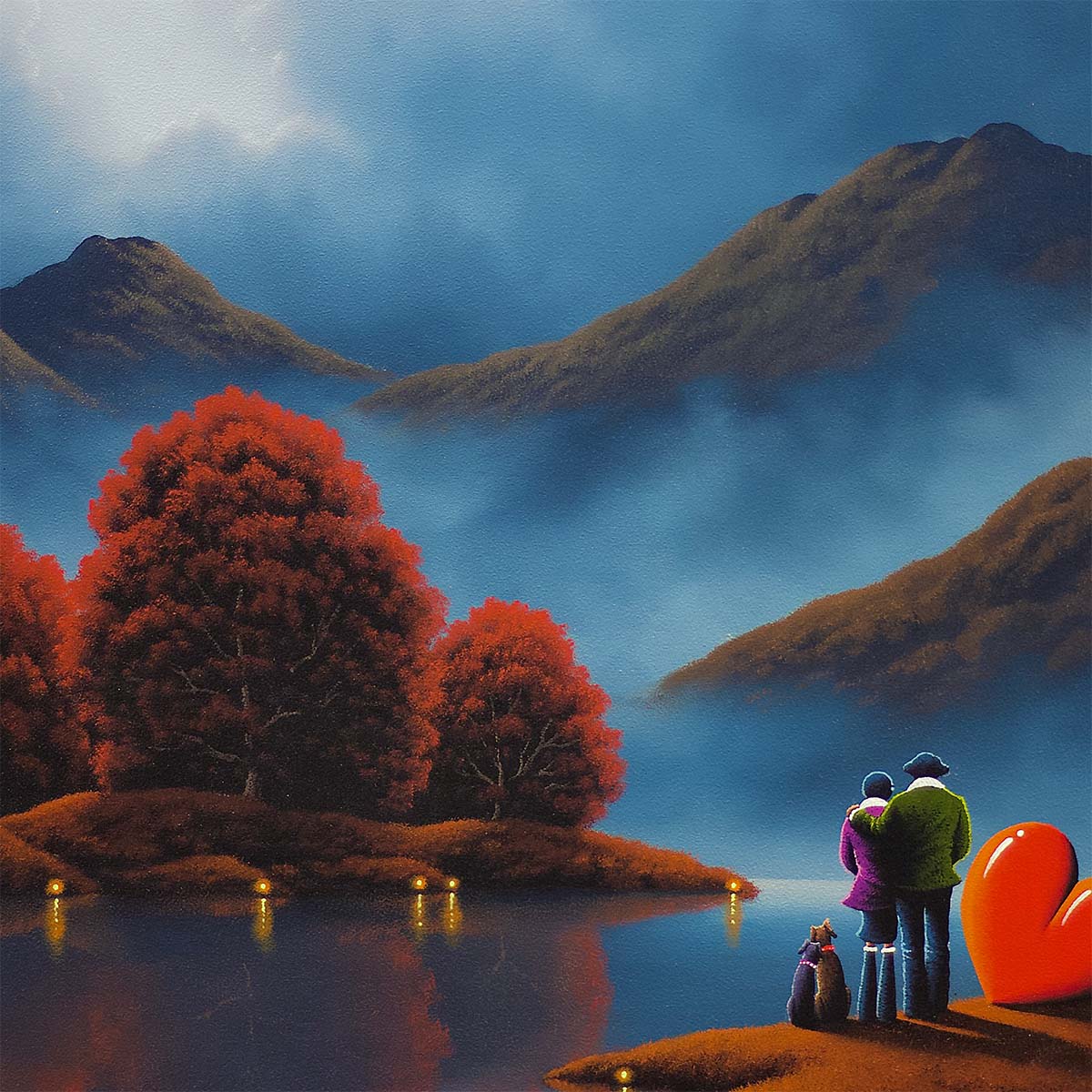 Autumn&#39;s Golden Beauty - Original David Renshaw Original