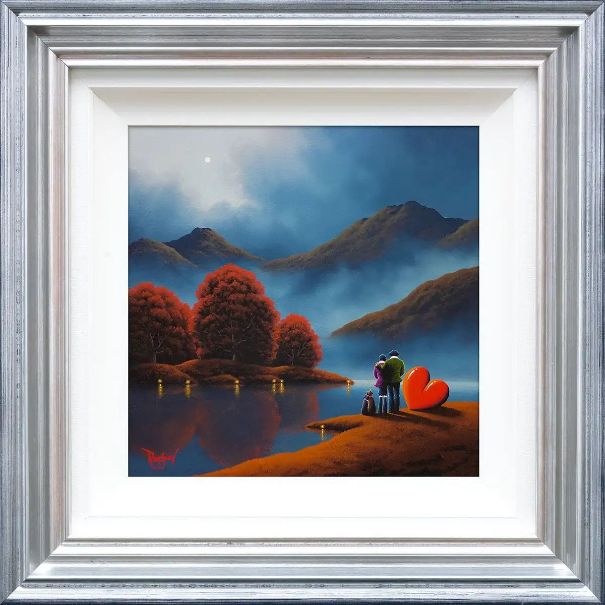 Autumn's Golden Beauty - Original - SOLD by artist David Renshaw - Wyecliffe Galleries