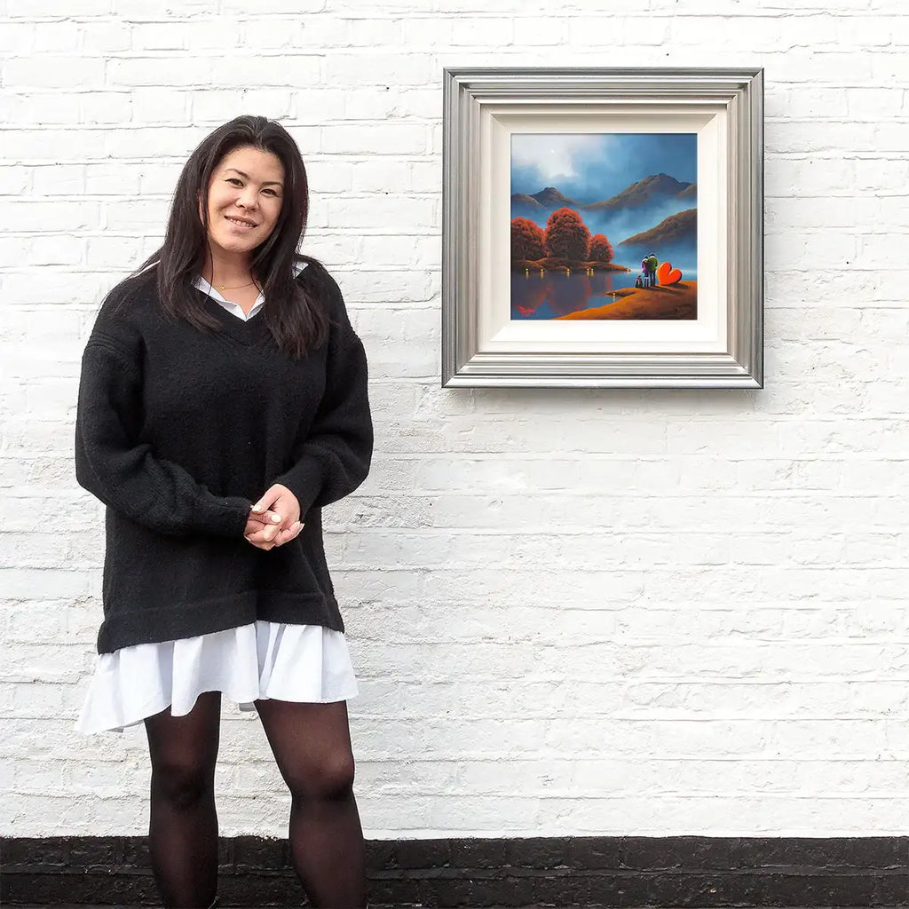 Autumn's Golden Beauty - Original - SOLD by artist David Renshaw - Wyecliffe Galleries