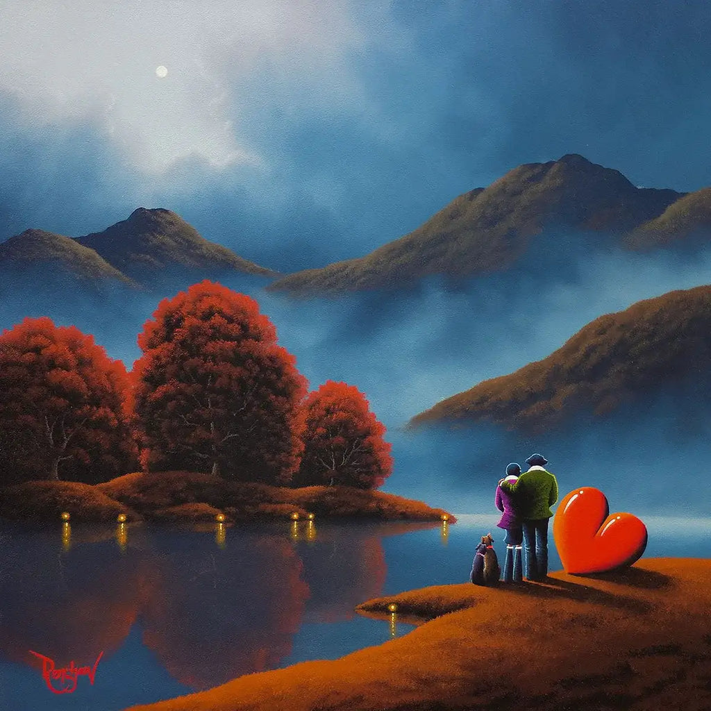Autumn's Golden Beauty - Original - SOLD by artist David Renshaw - Wyecliffe Galleries