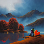 Autumn's Golden Beauty - Original - SOLD by artist David Renshaw - Wyecliffe Galleries