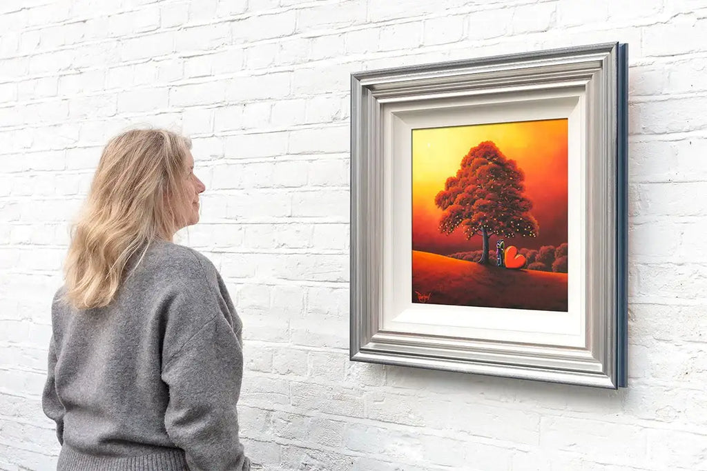 Autumn Skies And Pumpkin Pies - Original - SOLD by artist David Renshaw - Wyecliffe Galleries