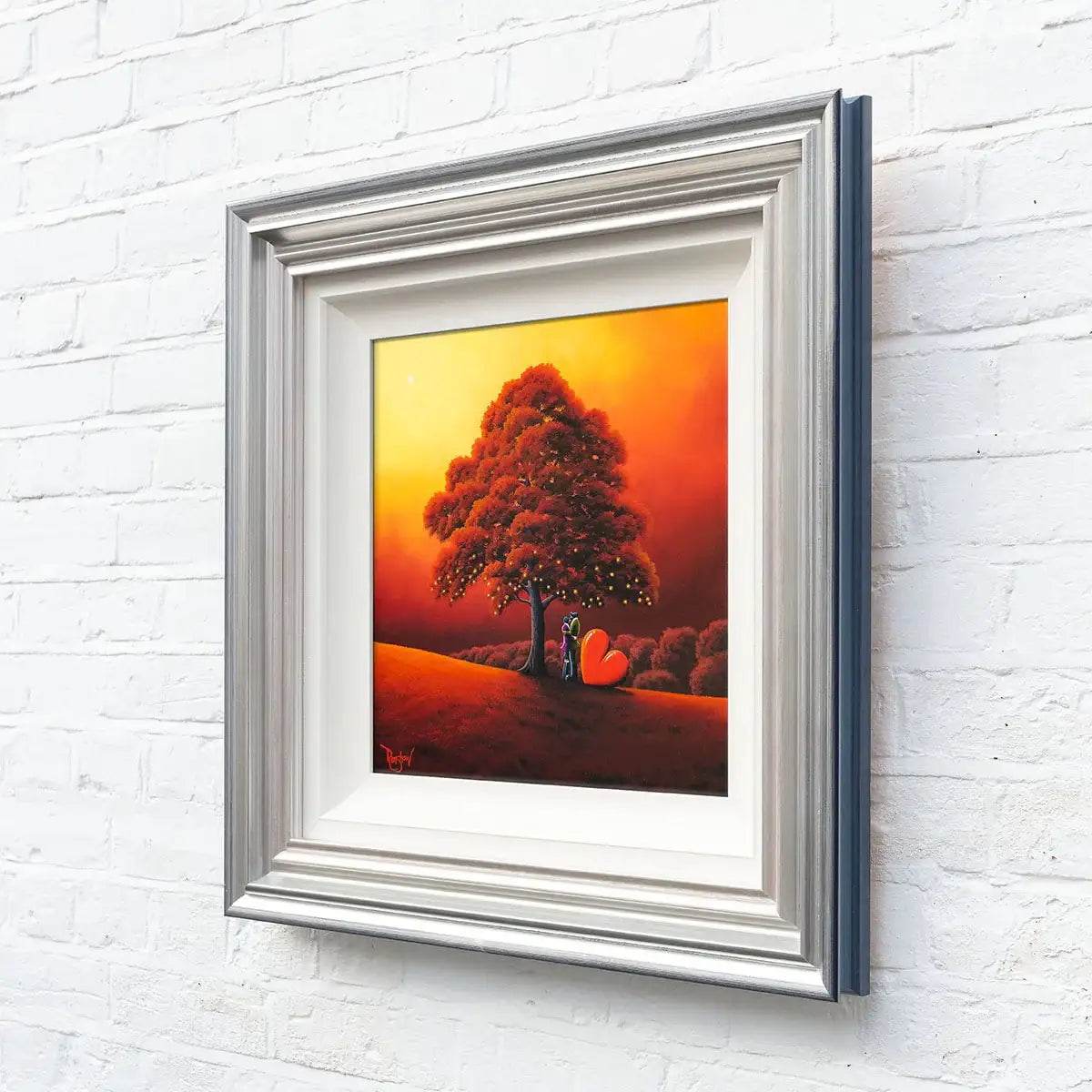 Autumn Skies And Pumpkin Pies - Original - SOLD by artist David Renshaw - Wyecliffe Galleries