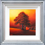 Autumn Skies And Pumpkin Pies - Original - SOLD by artist David Renshaw - Wyecliffe Galleries