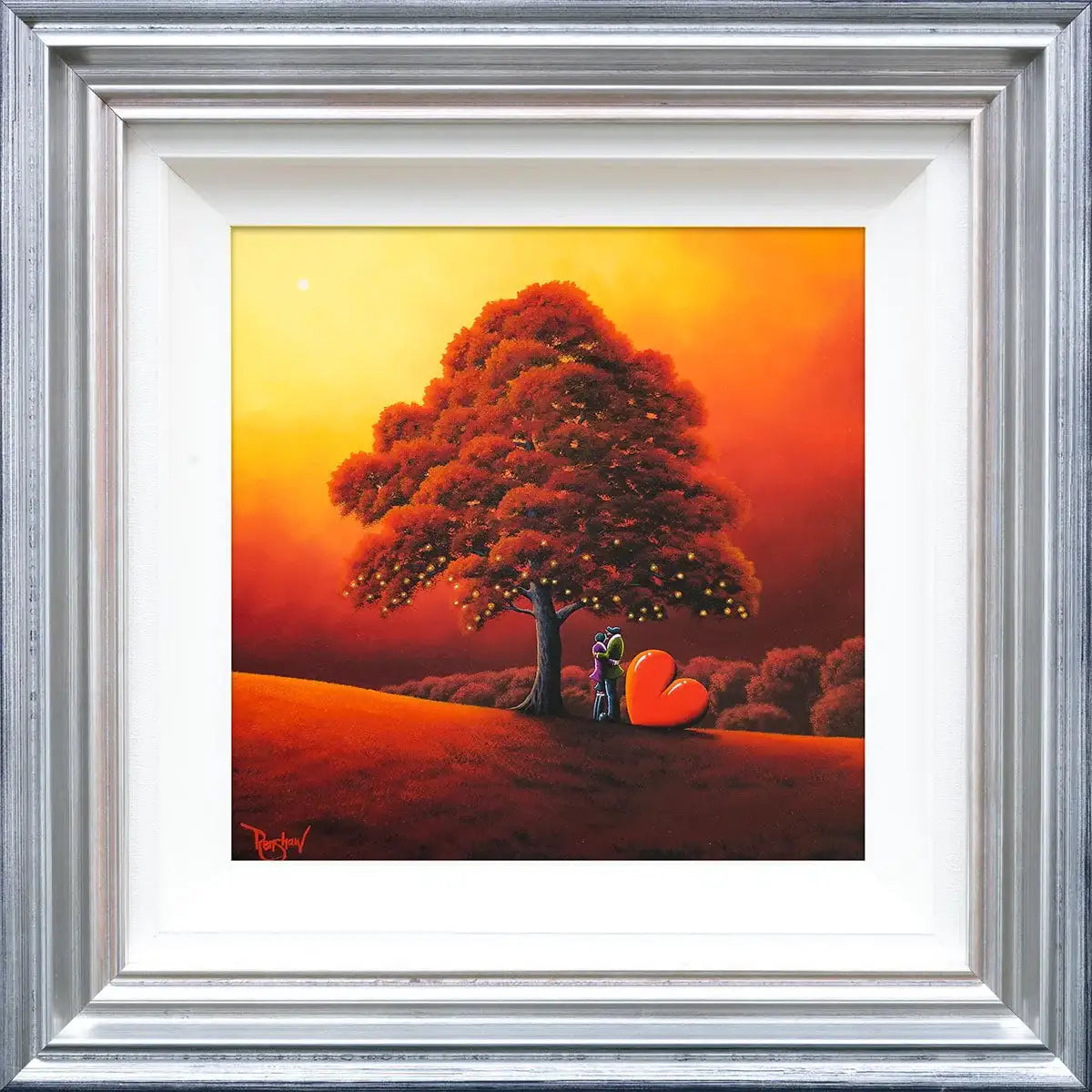 Autumn Skies And Pumpkin Pies - Original - SOLD by artist David Renshaw - Wyecliffe Galleries