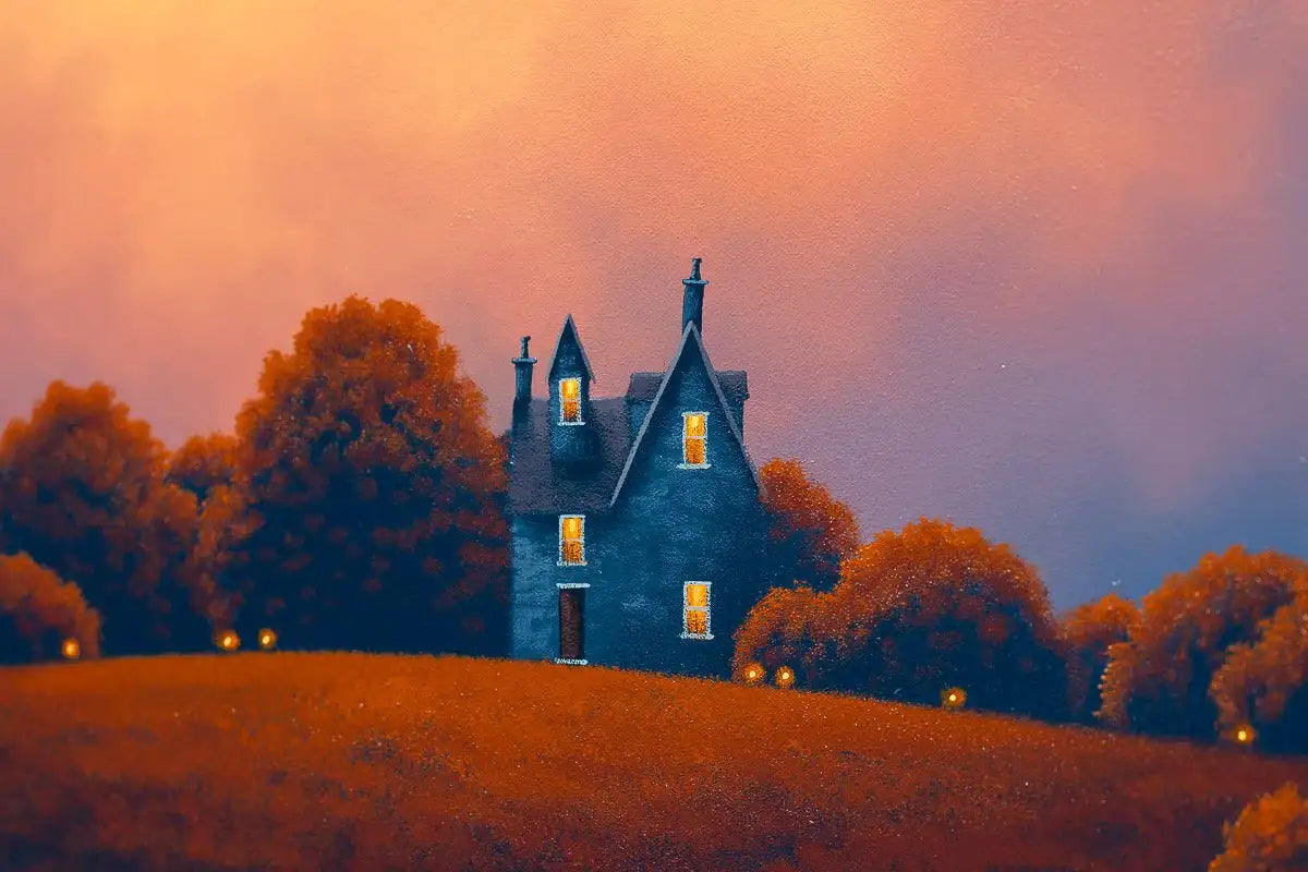 Autumn, The Year's Last Loveliest Smile - Original by artist David Renshaw - Wyecliffe Galleries