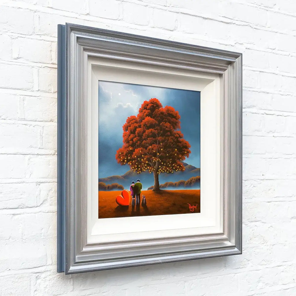 Autumnal Glow - Original - SOLD by artist David Renshaw - Wyecliffe Galleries