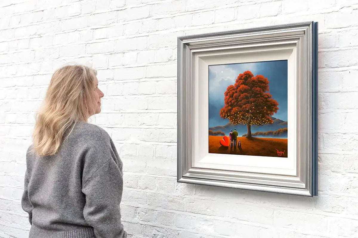 Autumnal Glow - Original - SOLD by artist David Renshaw - Wyecliffe Galleries